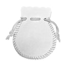 Round Suedine Pouch