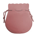 Round Suedine Pouch