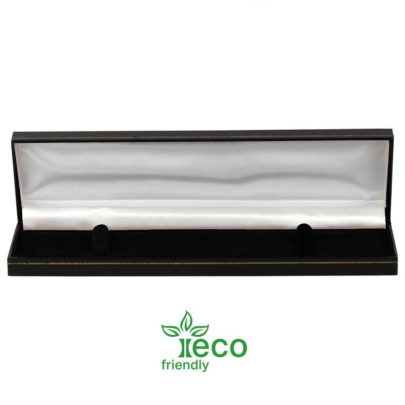 Eco Friendly Paper Covered Bracelet Box with Gold Accent