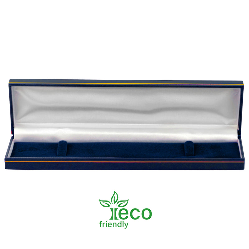 Eco Friendly Paper Covered Bracelet Box with Gold Accent