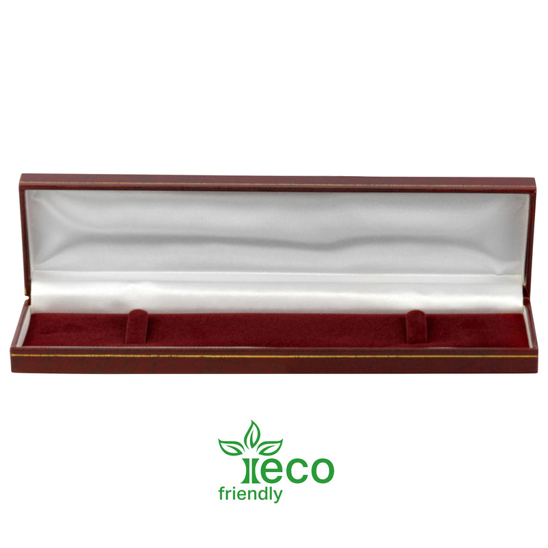 Eco Friendly Paper Covered Bracelet Box with Gold Accent