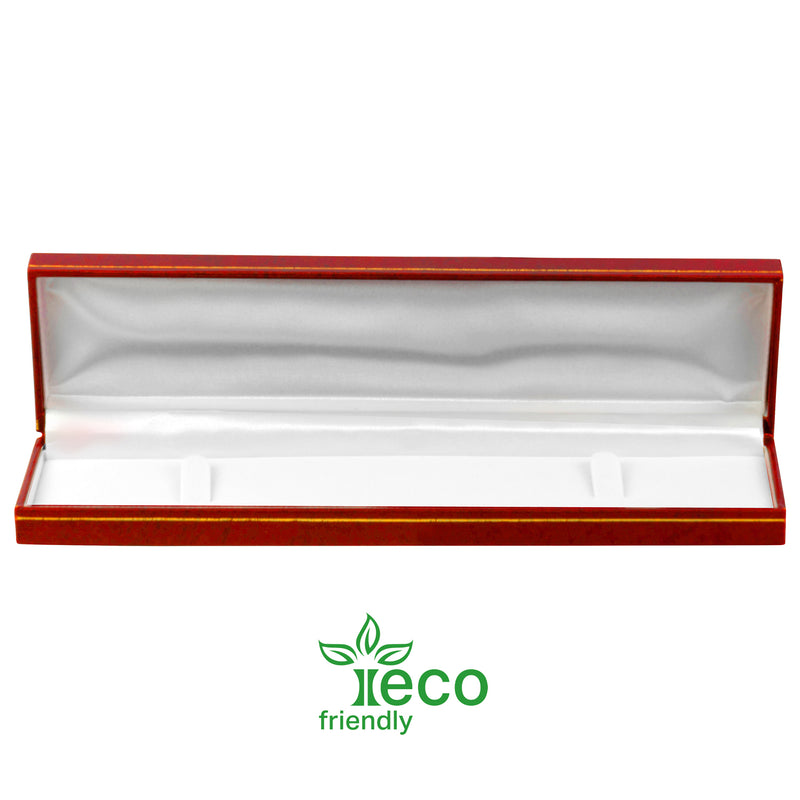 Eco Friendly Paper Covered Bracelet Box with Gold Accent