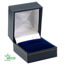 Eco Friendly Paper Covered Single Ring Box with Gold Accent