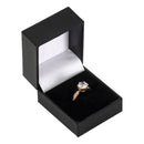 Black Paper Covered Single Ring Box