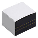 Black Paper Covered Single Ring Box