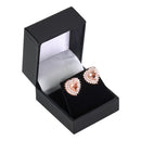 Black Paper Covered Single Earring Box