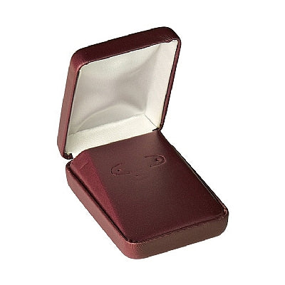 Leatherette Hoop Earring Box with Matching Leather-Feel Inserts