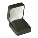 Leatherette Single Earring Box with Matching Leather-Feel Inserts