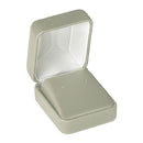 Leatherette Single Earring Box with Matching Leather-Feel Inserts