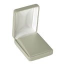 Leatherette Large Pendant Box with Matching Leather-Feel Inserts