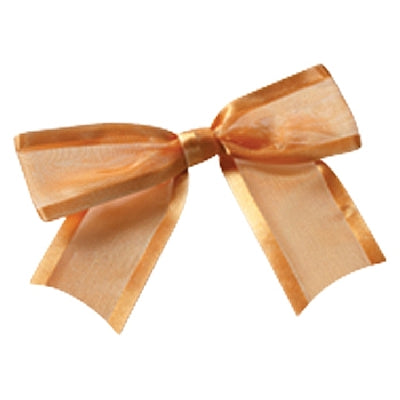 Pre-Tied Organza Bow with Satin edge