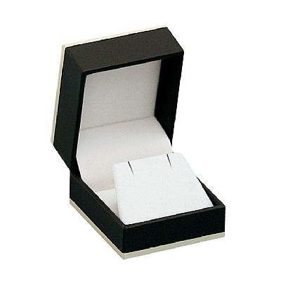 Paper Covered Single Earing Box with Fine Contrasting Rim