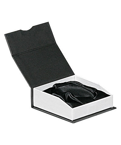 Elegant Paper Bangle Box with a Unique Magnetic Ribbon