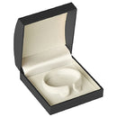 Paper Covered Universal Box with Gold Accent and White Interior