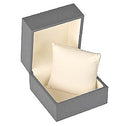 Matte Paper Covered Bracelet or Watch Box with Cream Leatherette Interior