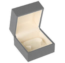 Matte Paper Covered Bangle Box with Cream Leatherette Interior