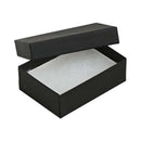 Black Cotton Filled Cardboard Boxes - 3 1-2" x 3 1-2" x 2"