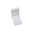 Textured Leatherette Pendant or Earring Box with Gold Accent