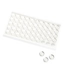 Plastic Pad and Jars for Colored Stones