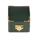 Leatherette Universal Box with Gold Trim and Closure
