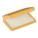 Embossed Leatherette Pearl Box with White Velvet Interior