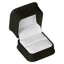 Embossed Leatherette Single Ring Box with White Velvet Interior