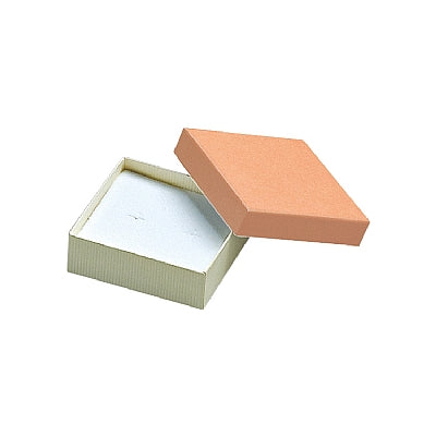 Ribbed Paper Covered Single Earring Box with Foam Insert