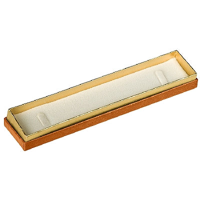 Two-tone Paper Bracelet Box with Gold Accent