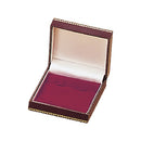 Leatherette Cufflink Box with Matching Insert and White Window