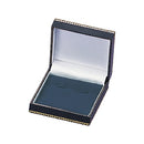 Leatherette Cufflink Box with Matching Insert and White Window