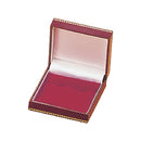 Leatherette Cufflink Box with Matching Insert and White Window