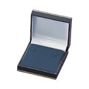 Leatherette Hoop Earring Box with Matching Insert and White Window