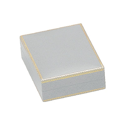 Leatherette Pendant Box  *Reversible Padwith Matching Insert and White Window