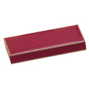 Leatherette Pearl Box with Matching Insert and White Window