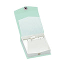 Textured Paper Covered Large Earring or Pendant Box with White Insert