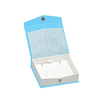 Textured Paper Covered Large Pendant Box with White Insert
