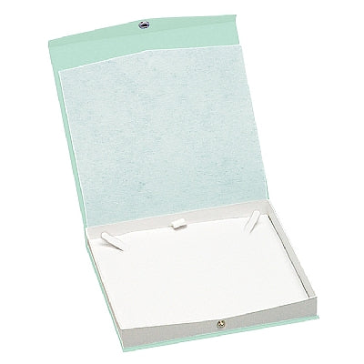 Textured Paper Covered Pearl Box with White Insert