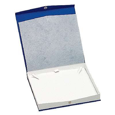 Textured Paper Covered Pearl Box with White Insert