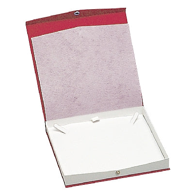 Textured Paper Covered Pearl Box with White Insert