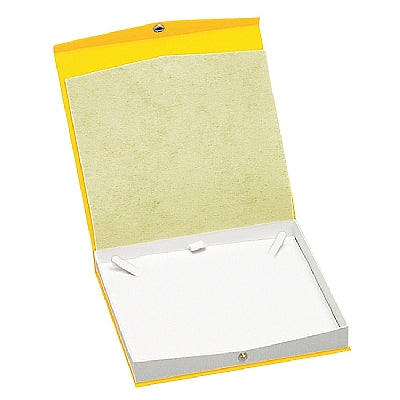 Textured Paper Covered Pearl Box with White Insert