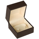 Matte Paper Covered Bangle Box with Cream Leatherette Interior