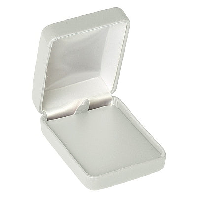 Leatherette Pendant Box with Matching Leather-Feel Inserts