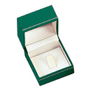 Paper Covered Clip Ring Box with Window and Matching Interior