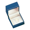 Paper Covered Clip Ring Box with Window and Matching Interior
