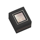 Paper Covered Single Ring Box with Window and Matching Interior
