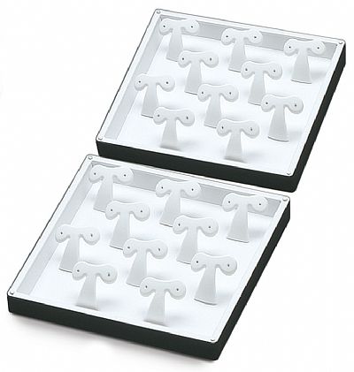 Double Tray with 20 Earring Inserts