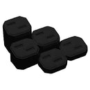 Leatherette Double Ring Pedestals