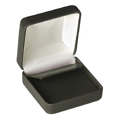 Leatherette Clip Earring Box with Matching Leather-Feel Inserts