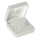 Leatherette French Clip Earring Box with Matching Leather-Feel Inserts