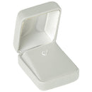 Leatherette Charm Box with Hook with Matching Leather-Feel Inserts